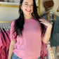Heathered Pink Katie Cozy Top