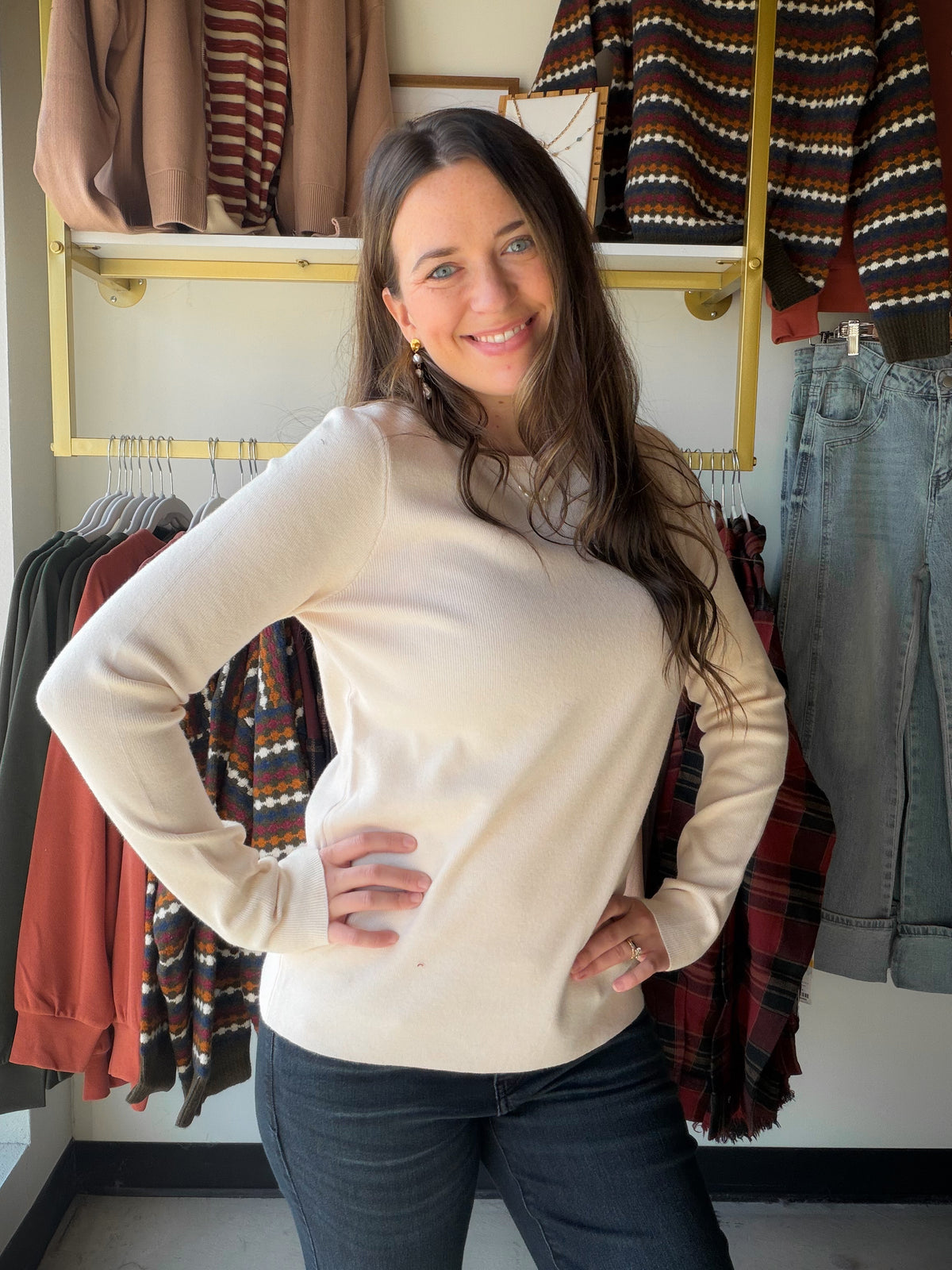 Oatmeal Everyday Layer Sweater