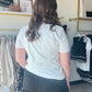 Ivory Rounded Neck Tee