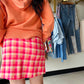 Summer Crush Plaid Skort