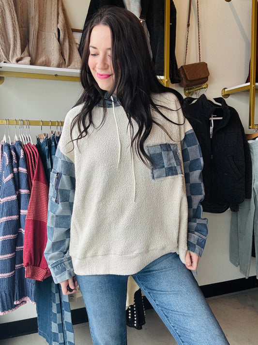 Loop Terry Denim Pullover