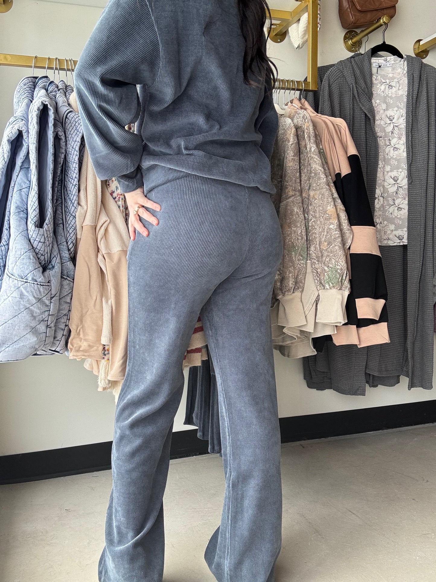 Denim Corduroy Lounge Pants