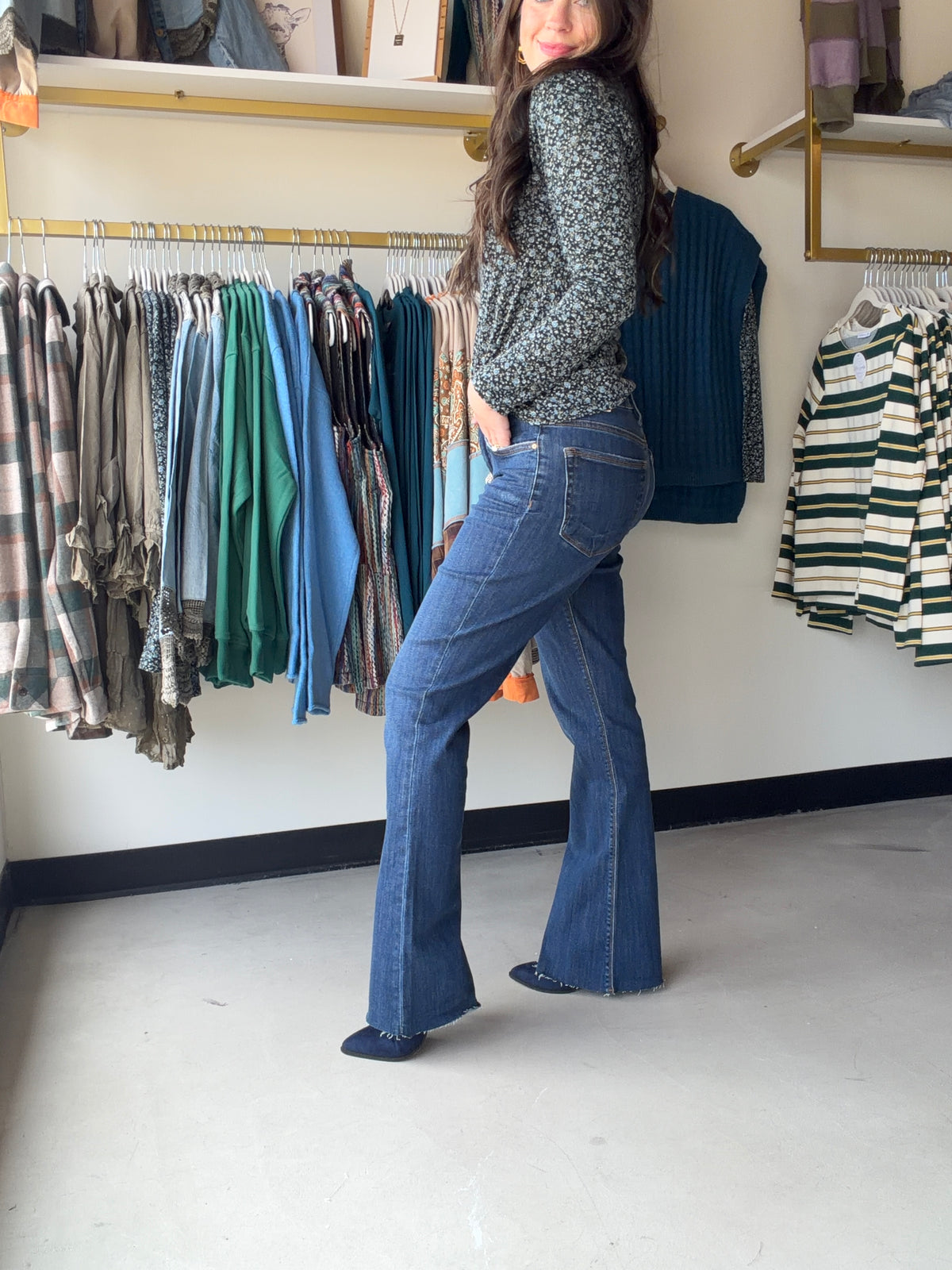Stella High Rise Flare Jeans