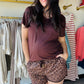Chocolate Leopard Everyday Shorts