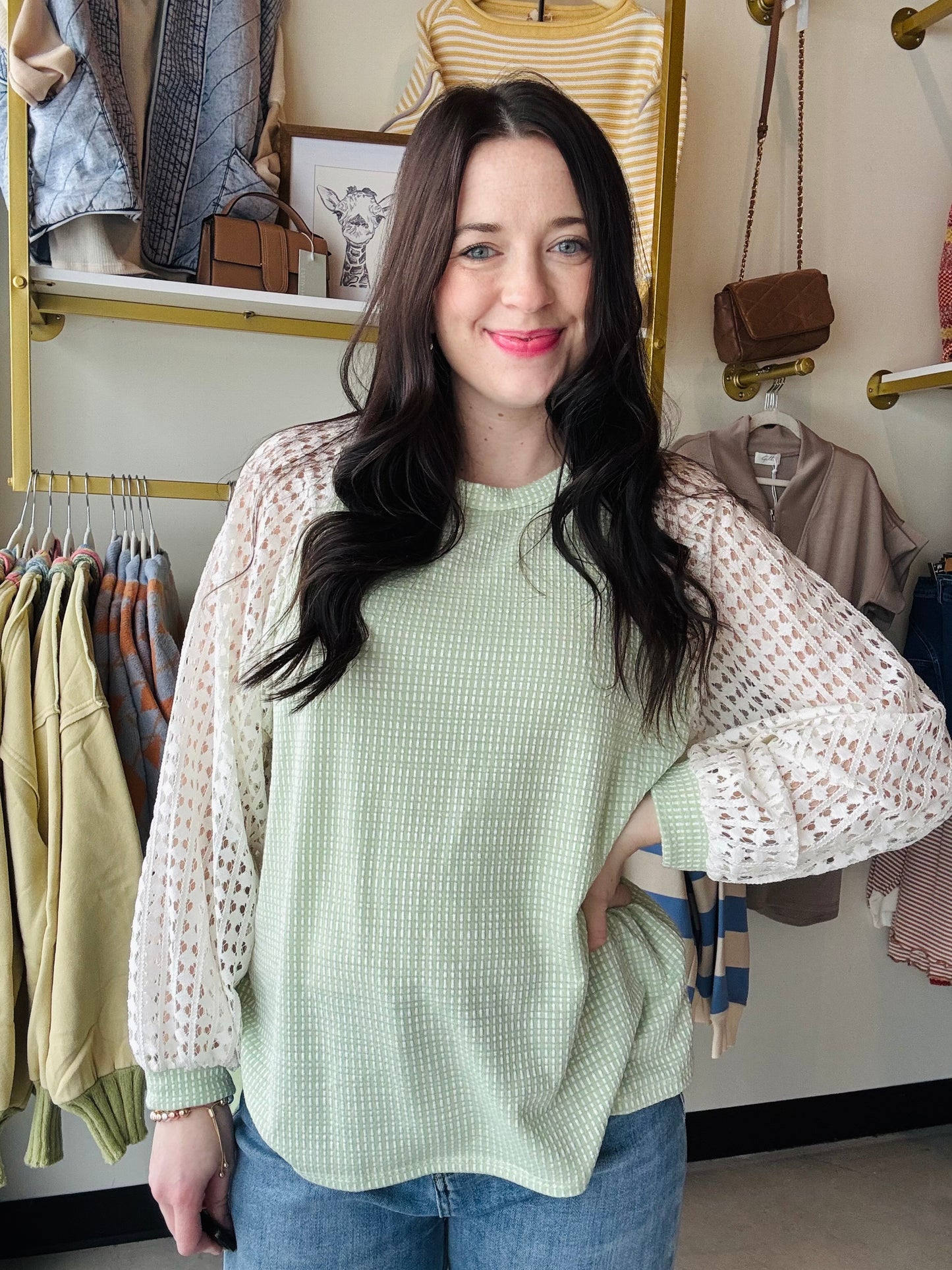 Sage Sincerely Yours Top