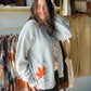 Grey Leaf Pocket Button Up Cardigan