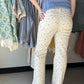 Cream Dainty Floral Pants