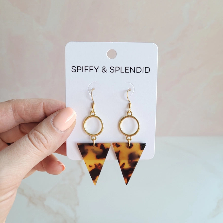 Olivia Tortoise Earrings