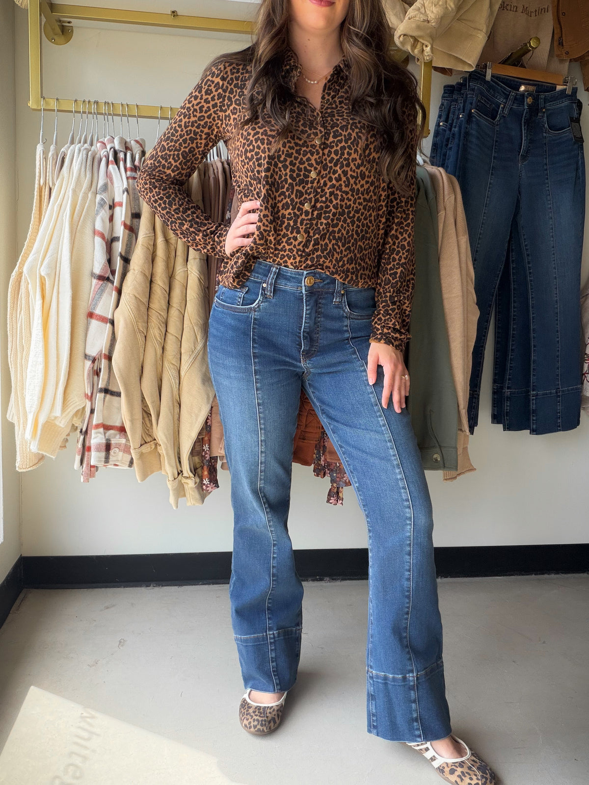 Kelsey Front Seam Jeans