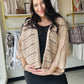 Natural Crochet Dolman Cardigan