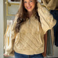 Dandelion Quilted Quarter Zip Hoodie