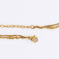 Tiger Eye Necklace 15" Double Row Station Waterproof Narelle