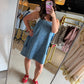 Denim Millie Overall Dress