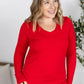 Larissa Red Long Sleeve