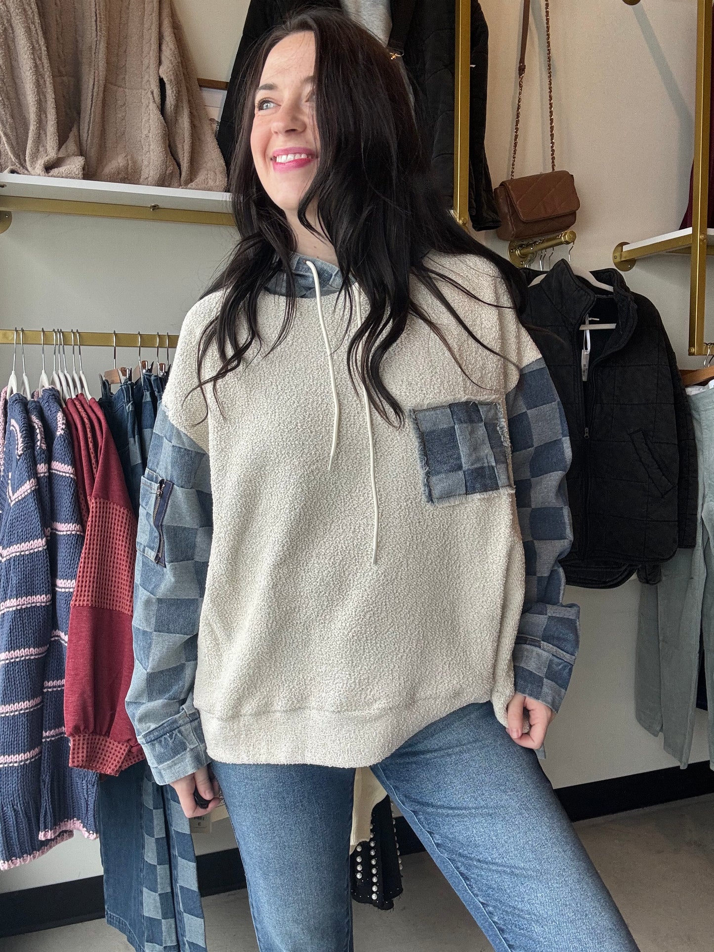 Loop Terry Denim Pullover