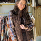 Tan & Periwinkle Plaid Shacket