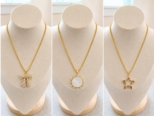 No Whining Designing - Pendant Necklaces