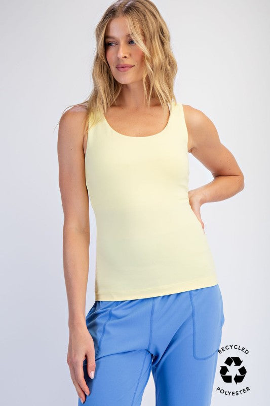 Yellow Butter Soft Tank - Plus