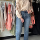 Mini Mia 1 Button Cropped Denim- RFM