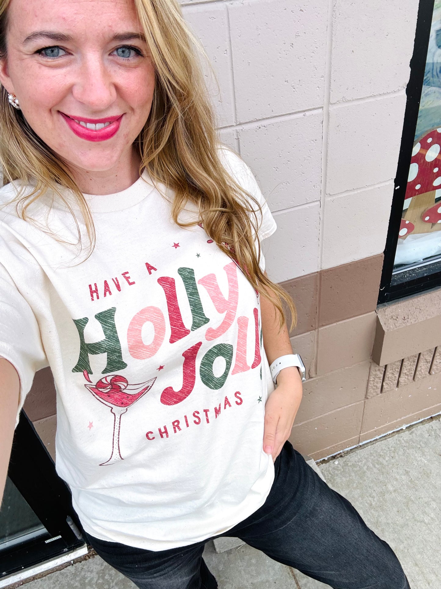 Holly Jolly Oversized Tee