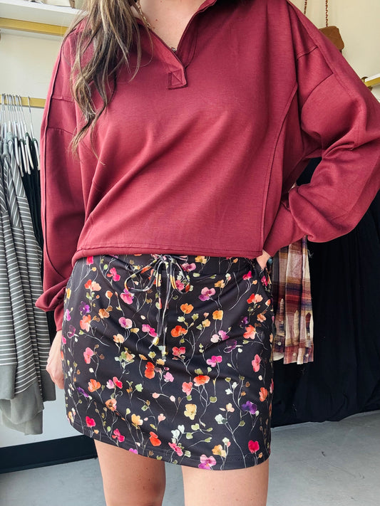 Happy Blooms Skort
