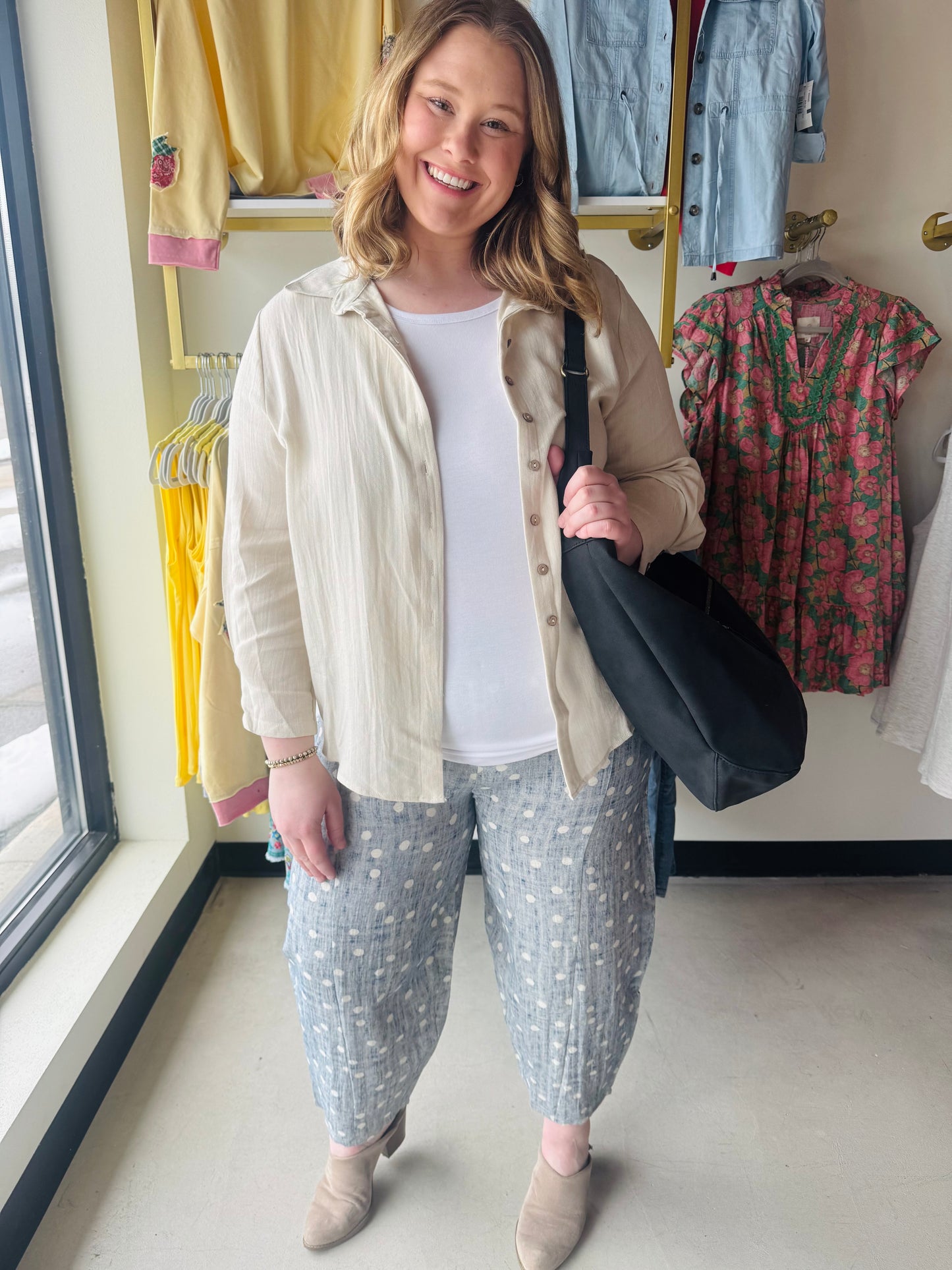 Polka Dot Genie Pants
