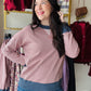 Pink & Denim Stripe Pullover