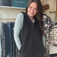 Black Hooded Vest