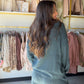 Teal Heather Jasse Top