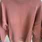 Mauve Mock-neck Sweater