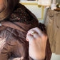 Brown Quilted Accent Hoodie