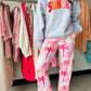 Pink Palm Tree PJ Pants