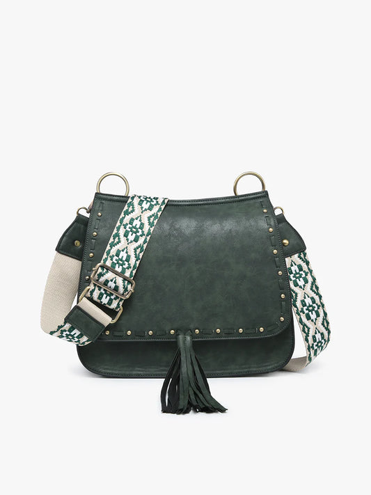 Bailey Crossbody - Hunter Green