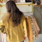 Jacquard Stripe Pullover - Golden Kiwi