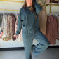 Teal Heather Jasse Bottoms