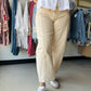 Lovervet Striped High-Rise Barrel Jeans