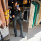 Matte Black Coated Kelly Jeans