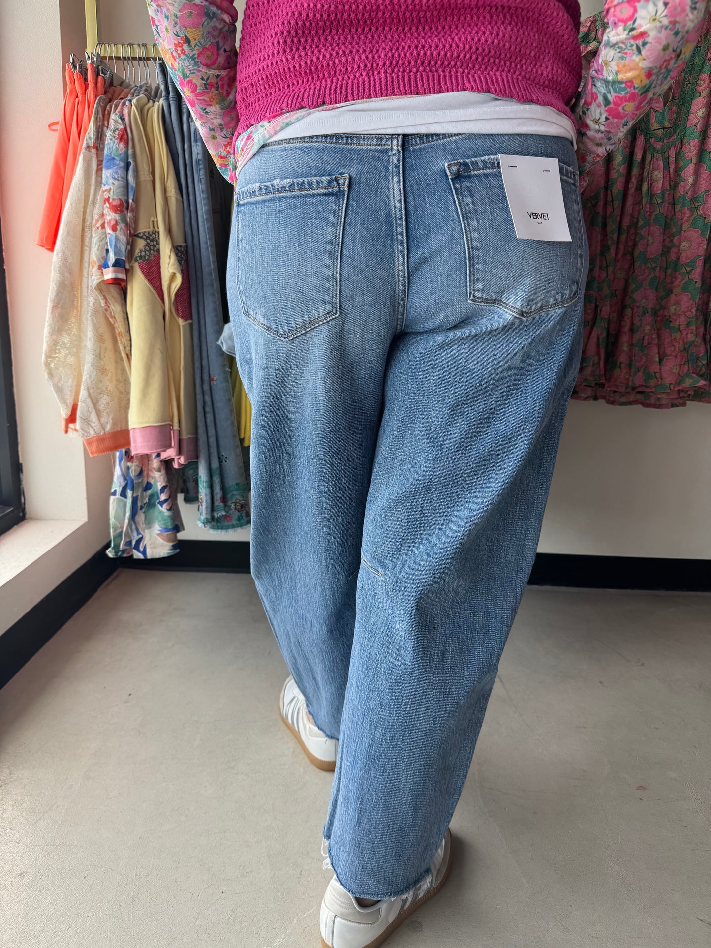 Kate High Rise Barrel Jeans