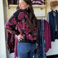 Double Knit Combo Print Cardi