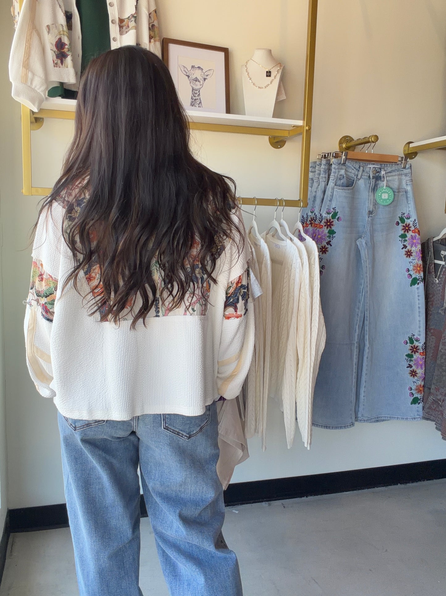 Floral Pattern Play Shacket