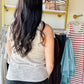 Oatmeal V Neck Tank