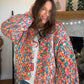 Chunky Yarn Confetti Cardigan