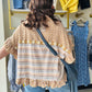 Mustard Mixed Patch Button Up