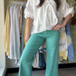 Island Green Cropped Chloe Denim - RFM