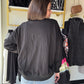 Embellished Black Pullover