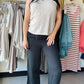 Black Lizzy Linen Pants