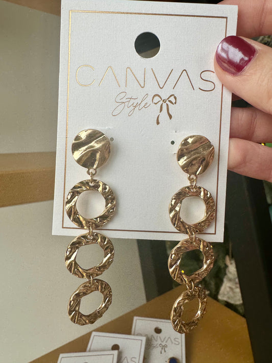 Lisbon Molten Metal Earrings