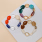 Multicolor Mixed Bead Stretch Bracelet