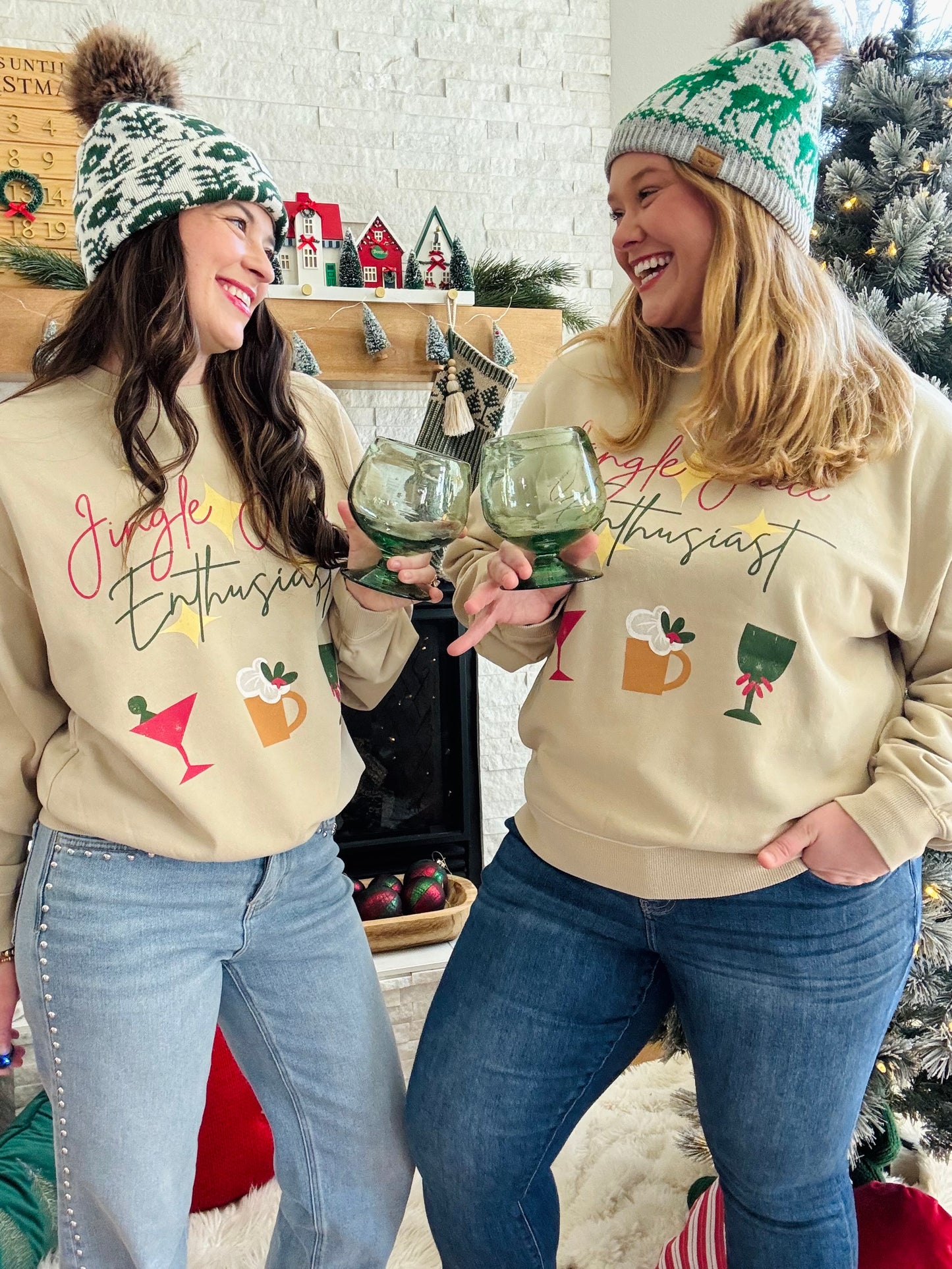 Jingle Juice Enthusiast Crewneck