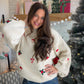 Christmas Motif Chenille Sweater